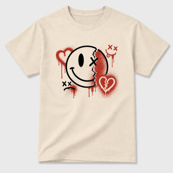 Sneakerfit Streetwear outfit, Sneaker Tees To Match Air Jordan 4 Brick After Brick – Sweet Damage Graphic Tee Natural 2
