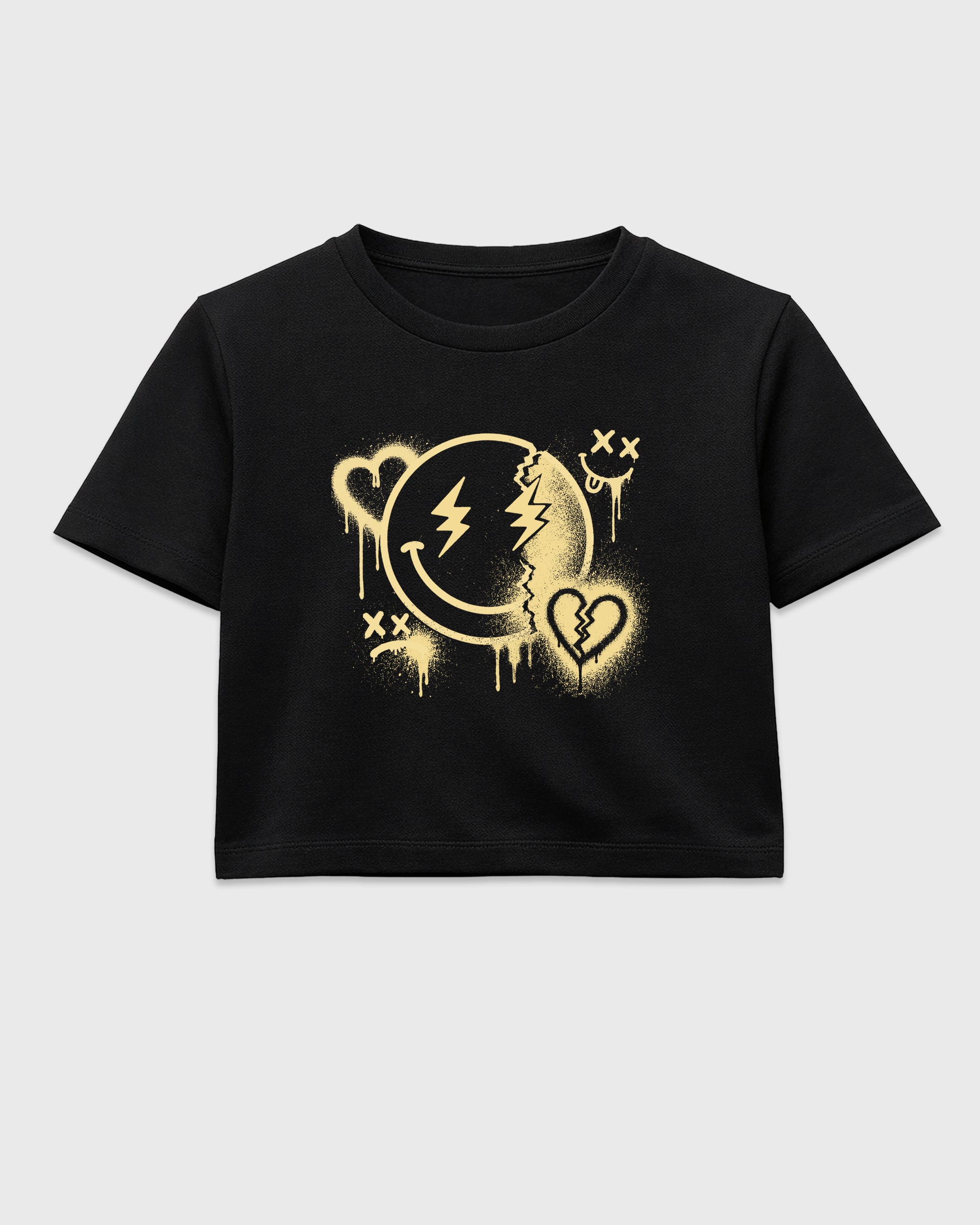 Sweet Damage women’s crop tee designed to match the Air Jordan 4 X J Balvin 'Amazonas', featuring coordinated Black 2 options for a perfect streetwear vibe.