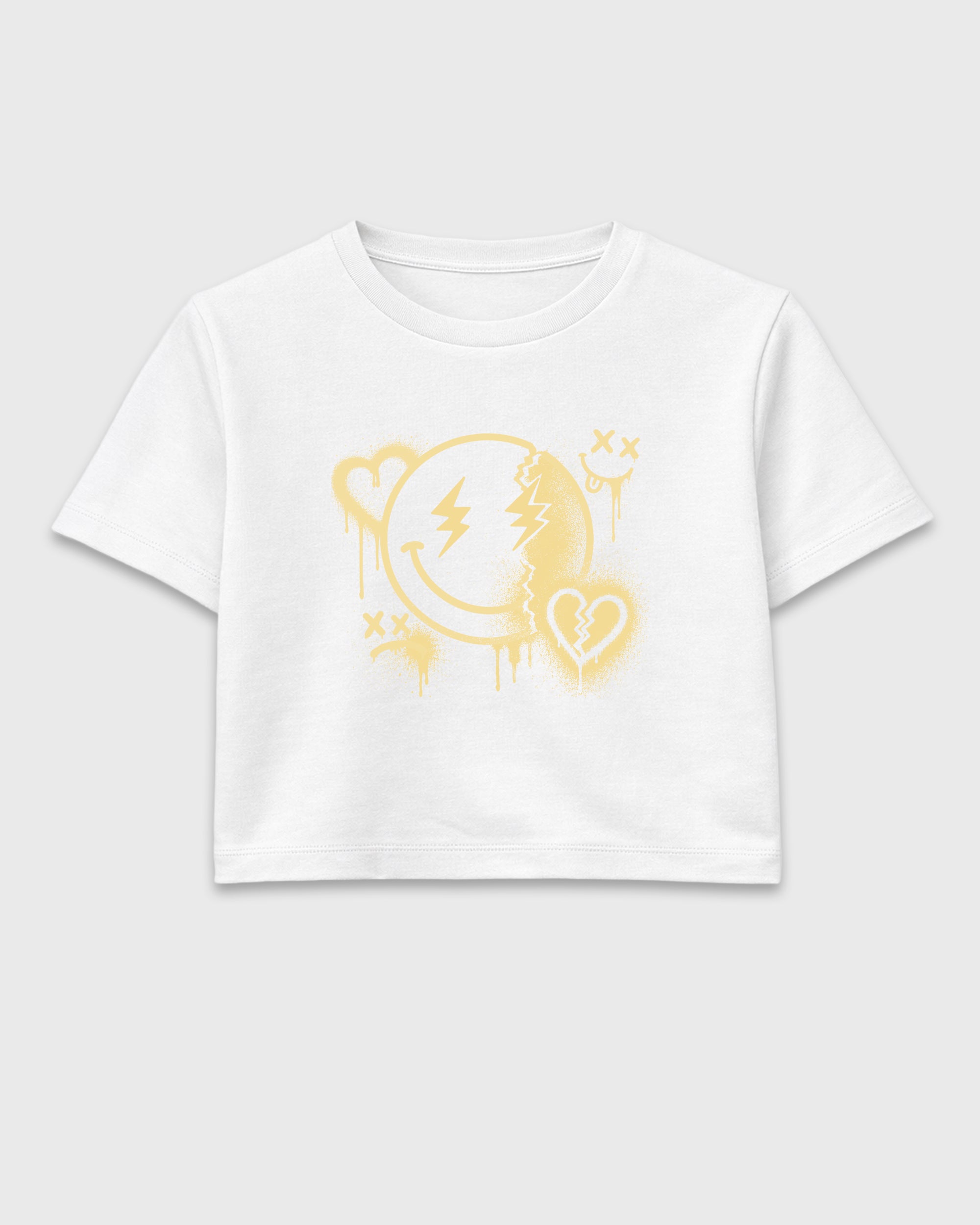 Sweet Damage women’s crop tee designed to match the Air Jordan 4 X J Balvin 'Amazonas', featuring coordinated White 2 options for a perfect streetwear vibe.