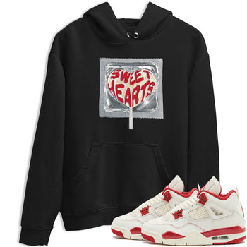 Best Sneakerfits graphic tee – Perfect Valentine's Day outfits to match Air Jordan 4 Valentines Day – Sweethearts lollipop Tee Black 1