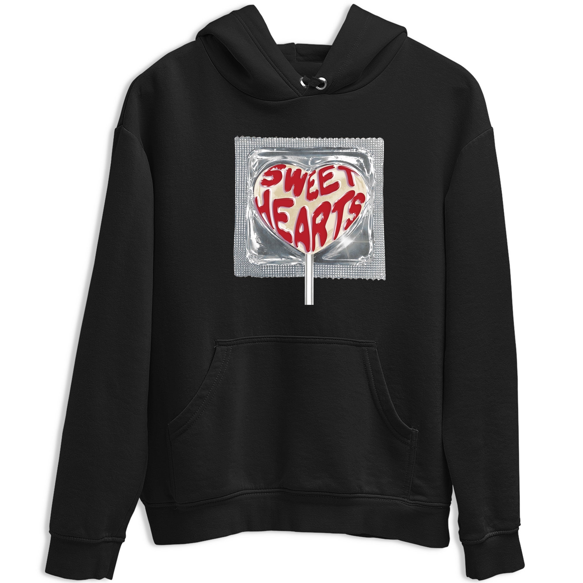 Best Sneakerfits graphic tee – Perfect Valentine's Day outfits to match Air Jordan 4 Valentines Day – Sweethearts lollipop Tee Black 2