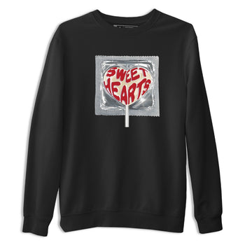 Best Sneakerfits graphic tee – Perfect Valentine's Day outfits to match Air Jordan 4 Valentines Day – Sweethearts lollipop Tee Black 2