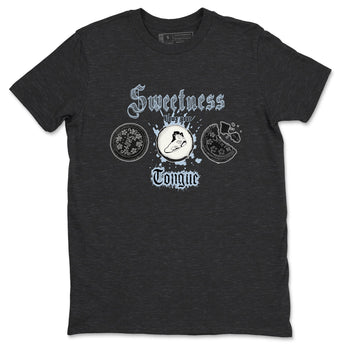 Air Jordan 6 Reverse Oreo shirts to match jordans Sweetness Blows Your Tongue sneaker match tees Air Jordan 6 White Black SNRT Sneaker Release Tees unisex cotton Charcoal Heather 2 crew neck shirt