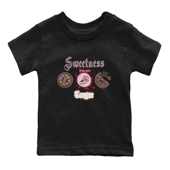 Dunk Cacao Wow And Pink Foam shirts to match jordans Sweetness Blows Your Tongue sneaker match tees Dunk Cacao Wow And Pink Foam SNRT Sneaker Tees streetwear brand Baby and Youth Black 2 cotton tee