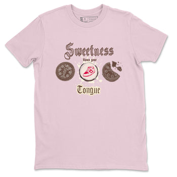 Dunk Cacao Wow And Pink Foam shirts to match jordans Sweetness Blows Your Tongue sneaker match tees Dunk Cacao Wow And Pink Foam SNRT Sneaker Tees streetwear brand Pink 2 unisex cotton tee