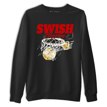 Sneaker match tees – Sneaker Tees To Match Nike KB 9 China Shoes KB 9 University Red and Metallic Gold – Swish Happens Tee Black 2