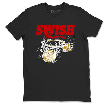 Sneaker match tees – Sneaker Tees To Match Nike KB 9 China Shoes KB 9 University Red and Metallic Gold – Swish Happens Tee Black 2