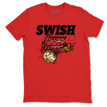 Sneaker match tees – Sneaker Tees To Match Nike KB 9 China Shoes KB 9 University Red and Metallic Gold – Swish Happens Tee Red 2