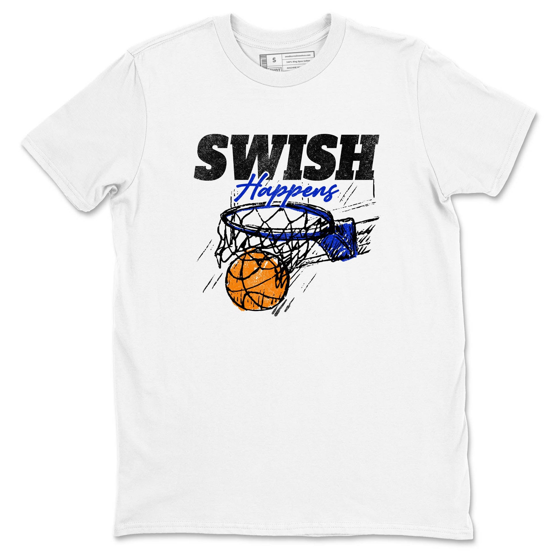 Sneaker Threads – Sneaker Tees To Match Nike KD 17 Penny – Swish Happens Graphic Tee White 2. Perfect for Jordan releases 2025 colorways. Perfect for Kevin Durant basketball sneaker releases and retro Penny-inspired 2025 colorways.