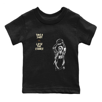 1s Mocha shirts to match jordans Take A Shot sneaker match tees Air Jordan 1 Mocha SNRT Sneaker Release Tees Youth Baby Black 2 crew neck shirts
