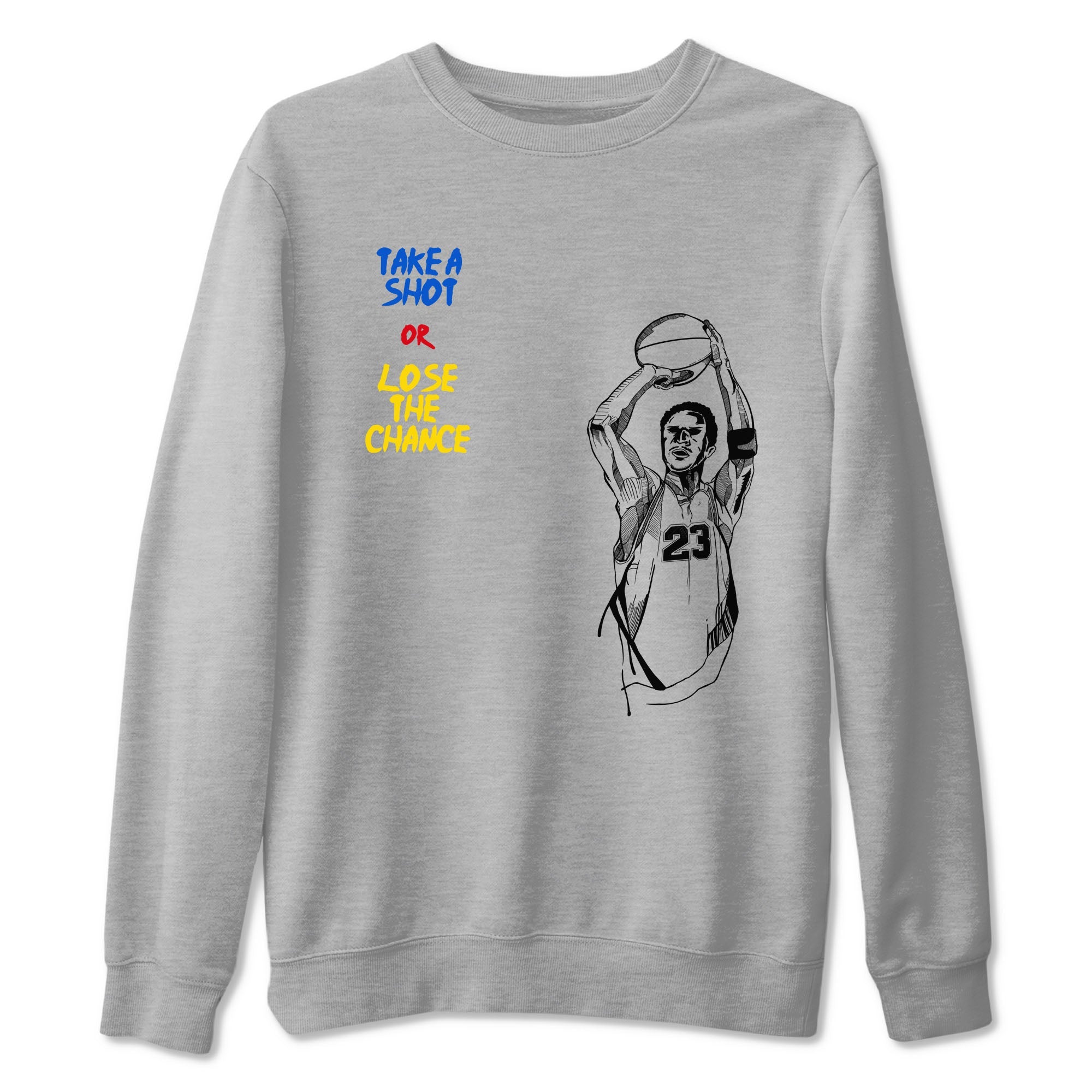 1s Travis Scott Canary shirts to match jordans Take A Shot sneaker match tees Air Jordan 1 Travis Scott Canary SNRT Sneaker Release Tees unisex cotton Heather Grey 2 crew neck shirts