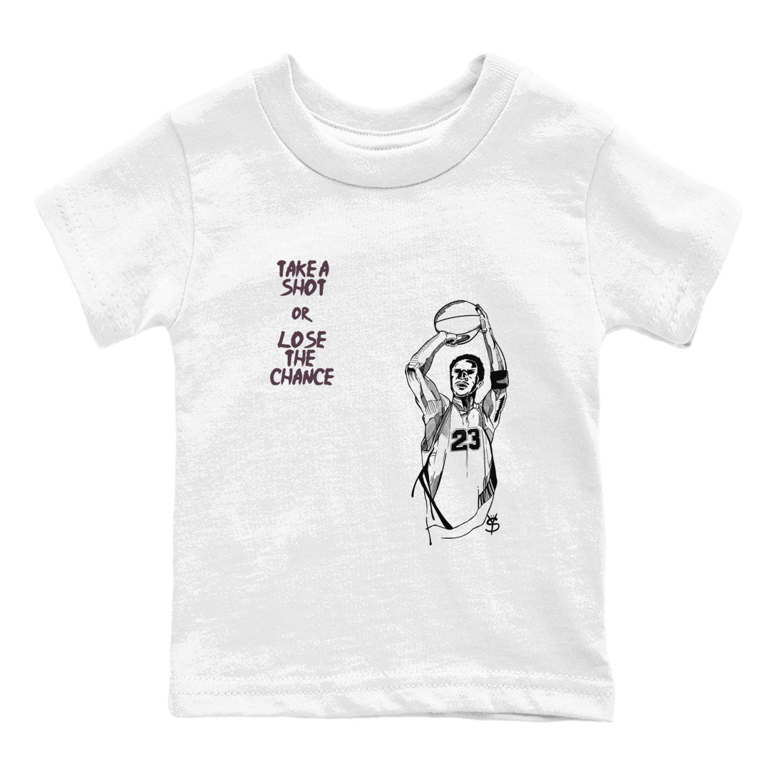 3s A Ma Maniere x Black shirts to match jordans Take A Shot sneaker match tees A Ma Maniére Air Jordan 3 Black And Flat Pewter SNRT Sneaker Release Tees Youth Baby White 2 crew neck shirts
