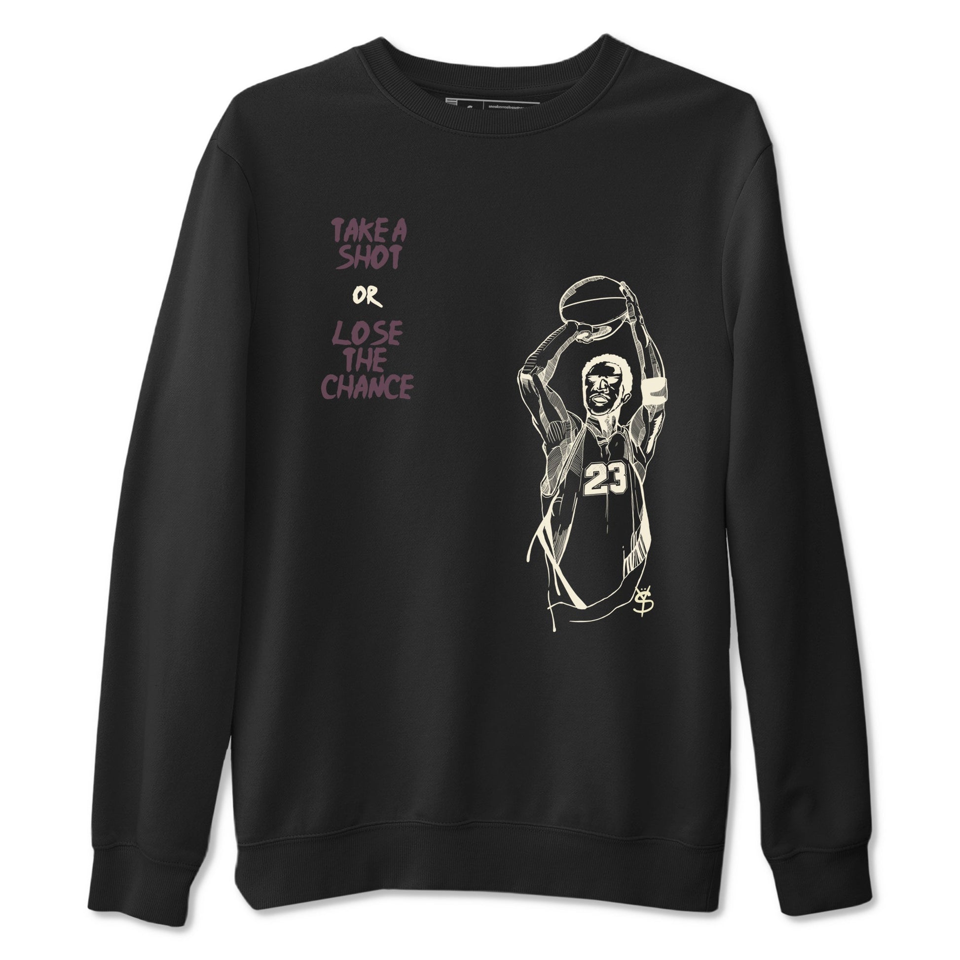 3s A Ma Maniere x Black shirts to match jordans Take A Shot sneaker match tees A Ma Maniére Air Jordan 3 Black And Flat Pewter SNRT Sneaker Release Tees unisex cotton Black 2 crew neck shirts