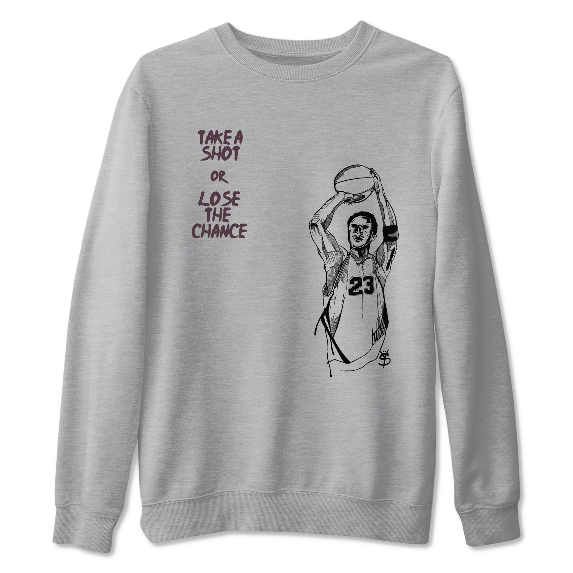 3s A Ma Maniere x Black shirts to match jordans Take A Shot sneaker match tees A Ma Maniére Air Jordan 3 Black And Flat Pewter SNRT Sneaker Release Tees unisex cotton Heather Grey 2 crew neck shirts