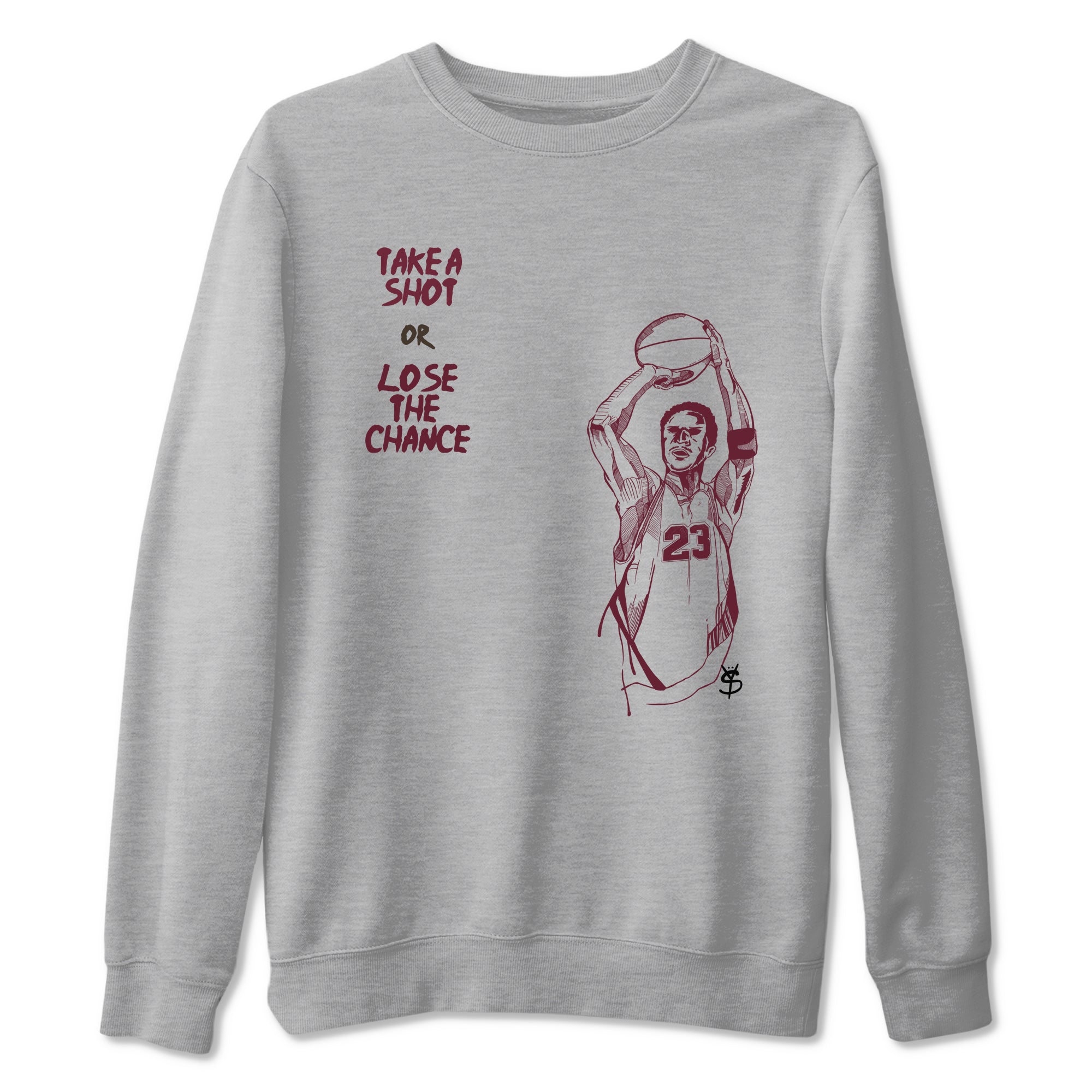 3s A Ma Maniere x Burgundy Crush shirts to match jordans Take A Shot sneaker match tees A Ma Maniére Air Jordan 3 Burgundy Crush SNRT Sneaker Release Tees unisex cotton Heather Grey 2 crew neck shirts