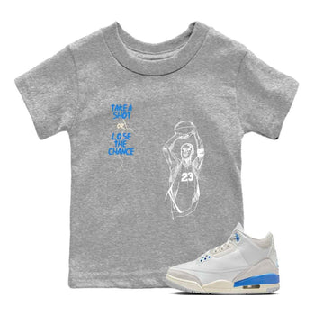 3s Lucky Shorts shirts to match jordans Take A Shot best t shirts to wear with jordans Air Jordan 3 Lucky Shorts match shoes to clothes SNRT Sneaker Tees Youth Baby Heather Grey 1 tee