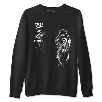 4s White Thunder shirts to match jordans Take A Shot sneaker match tees Air Jordan 4 White Thunder SNRT Sneaker Release Tees unisex cotton Black 2 crew neck shirts