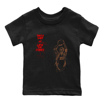 9s Olive shirts to match jordans Take A Shot sneaker match tees Air Jordan 9 Olive match shoes to clothes SNRT Sneaker Tees Youth Baby Black 2 tee