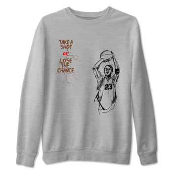 9s Olive shirts to match jordans Take A Shot sneaker match tees Air Jordan 9 Olive match shoes to clothes SNRT Sneaker Tees unisex cotton Heather Grey 2 shirts