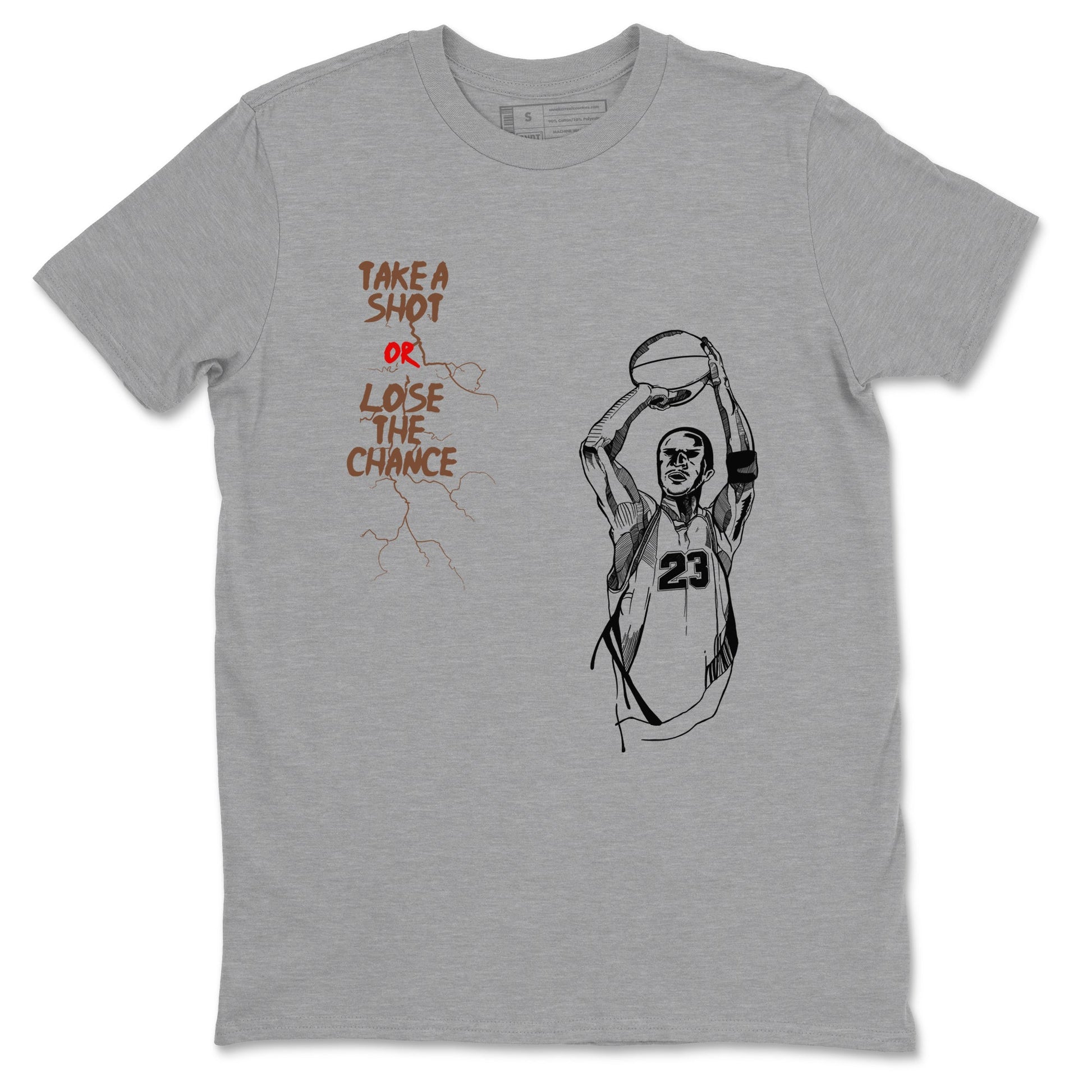 9s Olive shirts to match jordans Take A Shot sneaker match tees Air Jordan 9 Olive match shoes to clothes SNRT Sneaker Tees unisex cotton Heather Grey 2 shirts
