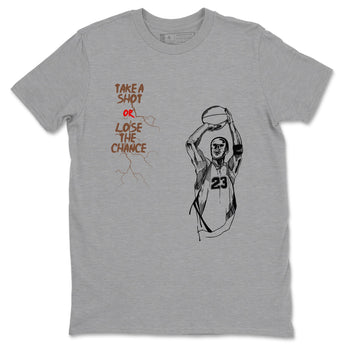 9s Olive shirts to match jordans Take A Shot sneaker match tees Air Jordan 9 Olive match shoes to clothes SNRT Sneaker Tees unisex cotton Heather Grey 2 shirts