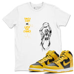 Dunk High Pollen shirts to match jordans Take A Shot sneaker match tees Dunk High Pollen match shoes to clothes SNRT Sneaker Tees unisex cotton White 1 shirts