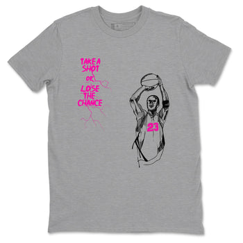 Nike KD 4 Retro Aunt Pearl shirts to match jordans Take A Shot sneaker match tees Nike KD 4 Aunt Pearl match shoes to clothes SNRT Sneaker Tees unisex cotton Heather Grey 2 shirts