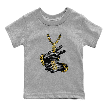 Air Jordan 1 High OG Black Metallic Gold shirts to match jordans Tatto Hands sneaker match tees Air Jordan 1 Retrp Black Metallic Gold Sneaker Shirts SNRT Sneaker Tees streetwear brand Baby and Youth Heather Grey 2 cotton tee