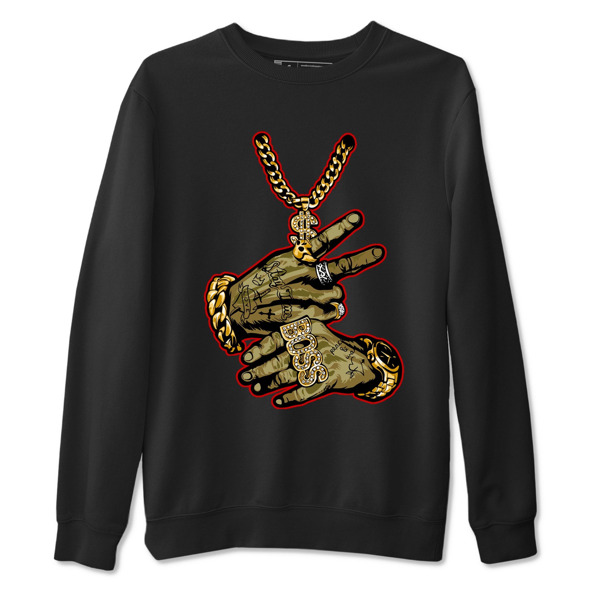 9s Olive shirts to match jordans Tattoo Hands sneaker match tees Air Jordan 9 Retro Olive match shoes to clothes SNRT Sneaker Tees unisex cotton Black 2 shirts