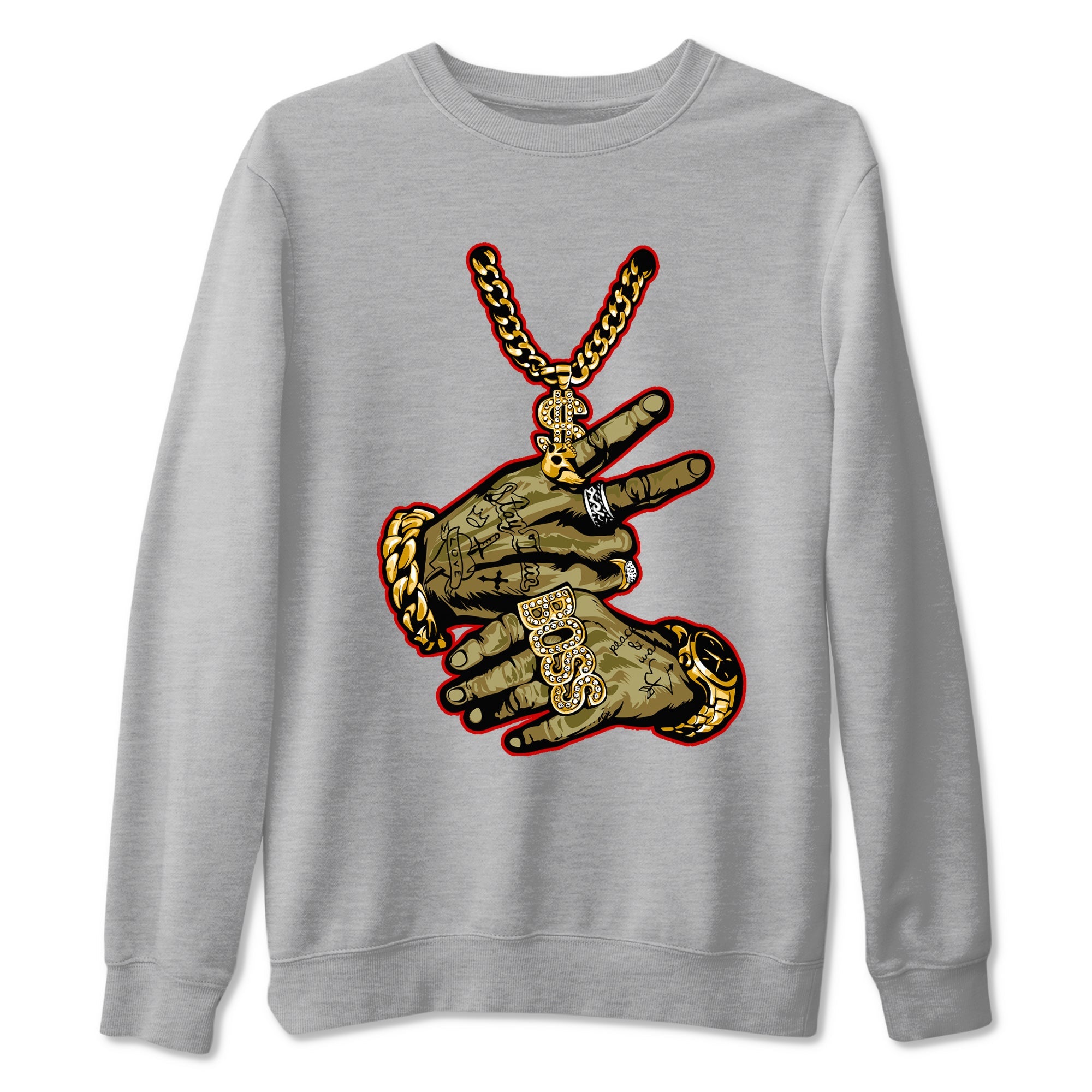 9s Olive shirts to match jordans Tattoo Hands sneaker match tees Air Jordan 9 Retro Olive match shoes to clothes SNRT Sneaker Tees unisex cotton Heather Grey 2 shirts