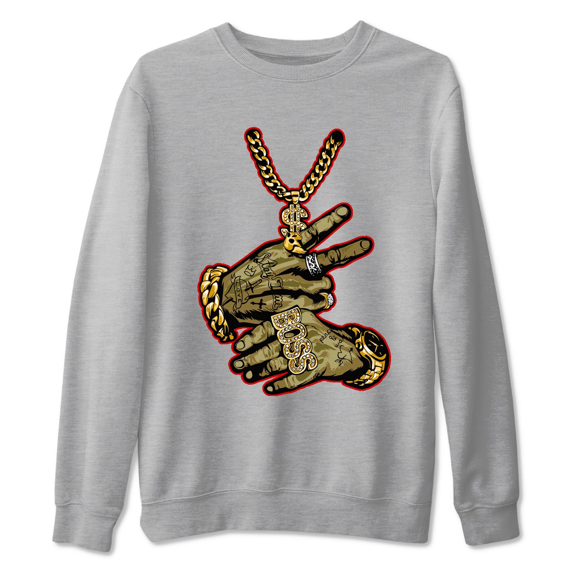 9s Olive shirts to match jordans Tattoo Hands sneaker match tees Air Jordan 9 Retro Olive match shoes to clothes SNRT Sneaker Tees unisex cotton Heather Grey 2 shirts