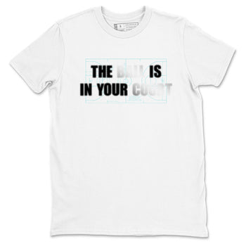Sneaker Threads – Sneaker Tees To Match Adidas Harden Vol. 9 Uno Chain – The Ball Is In Your Court Graphic Tee White 2. Perfect for Jordan releases 2025 colorways.