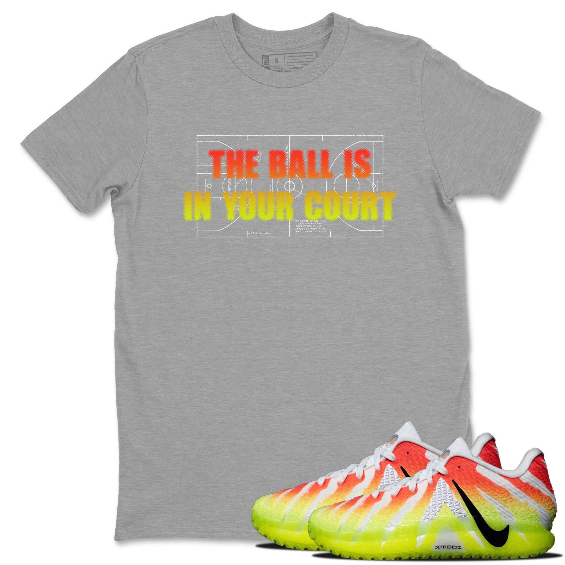Sneaker Threads – Sneaker Tees To Match Nike JA 3 Under The Christmas Tree – The Ball Is In Your Court Graphic Tee Heather Grey 1. Perfect for Jordan releases 2025 colorways. Perfect for Ja Morant sneaker releases and Christmas 2025 colorways.