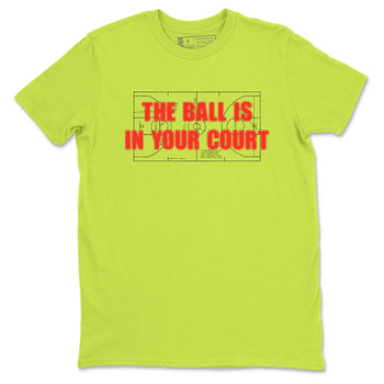 Sneaker Threads – Sneaker Tees To Match Nike JA 3 Under The Christmas Tree – The Ball Is In Your Court Graphic Tee Safety Green 2. Perfect for Jordan releases 2025 colorways. Perfect for Ja Morant sneaker releases and Christmas 2025 colorways.
