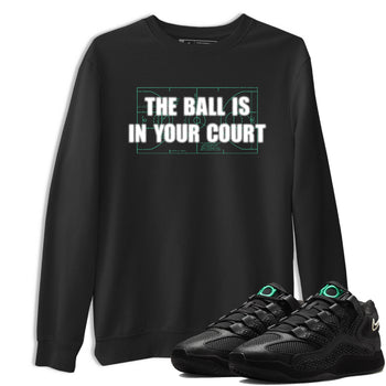 Sneaker Threads – Sneaker Tees To Match Nike KD 18 Black Label – The Ball Is In Your Court Graphic Tee Black 1. Perfect for Jordan releases 2025 colorways. Perfect for Kevin Durant basketball sneaker releases and all-black performance colorways for 2025 hoopers. 