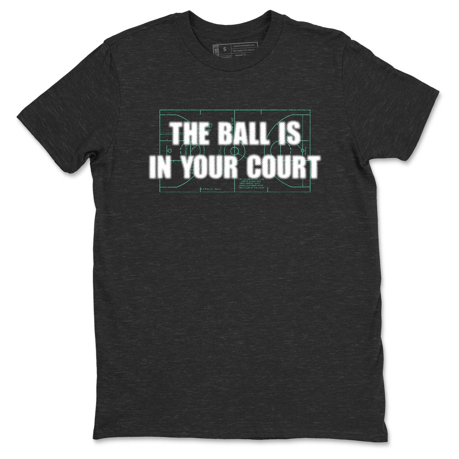 Sneaker Threads – Sneaker Tees To Match Nike KD 18 Black Label – The Ball Is In Your Court Graphic Tee Charcoal Heather 2. Perfect for Jordan releases 2025 colorways. Perfect for Kevin Durant basketball sneaker releases and all-black performance colorways for 2025 hoopers. 