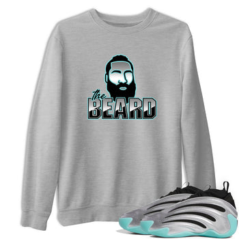 Sneaker Threads – Sneaker Tees To Match Adidas Harden Vol. 9 Uno Chain – The Beard Graphic Tee Heather Grey 1. Perfect for Jordan releases 2025 colorways.