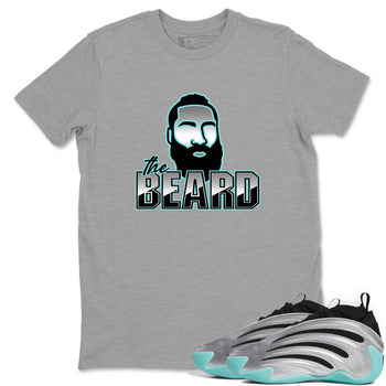 Sneaker Threads – Sneaker Tees To Match Adidas Harden Vol. 9 Uno Chain – The Beard Graphic Tee Heather Grey 1. Perfect for Jordan releases 2025 colorways.
