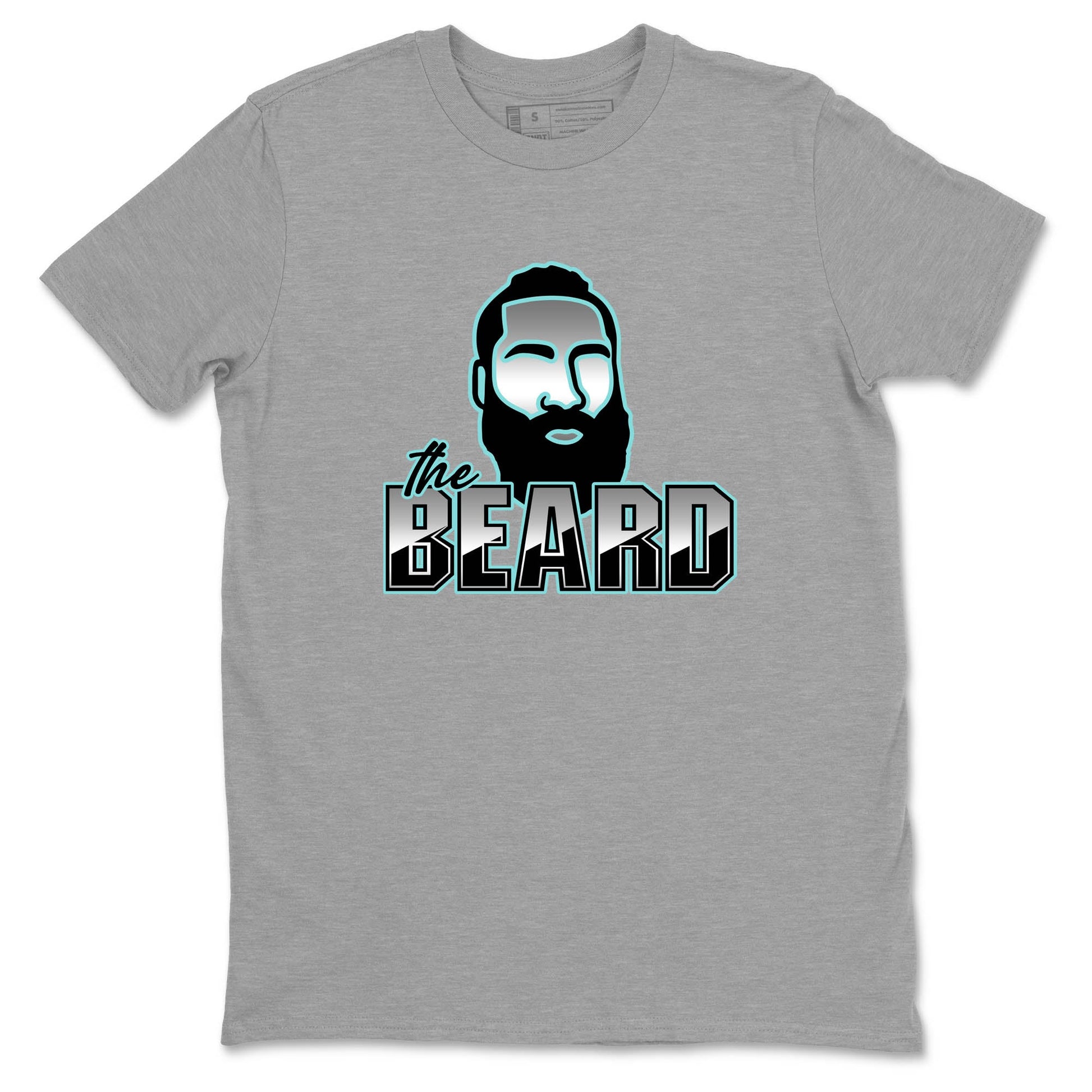 Sneaker Threads – Sneaker Tees To Match Adidas Harden Vol. 9 Uno Chain – The Beard Graphic Tee Heather Grey 2. Perfect for Jordan releases 2025 colorways.