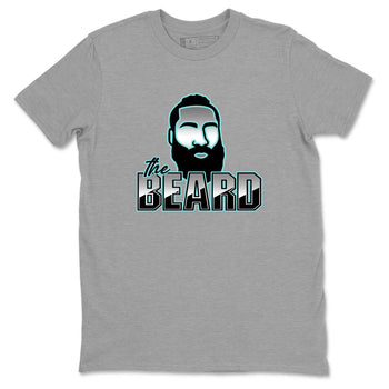 Sneaker Threads – Sneaker Tees To Match Adidas Harden Vol. 9 Uno Chain – The Beard Graphic Tee Heather Grey 2. Perfect for Jordan releases 2025 colorways.