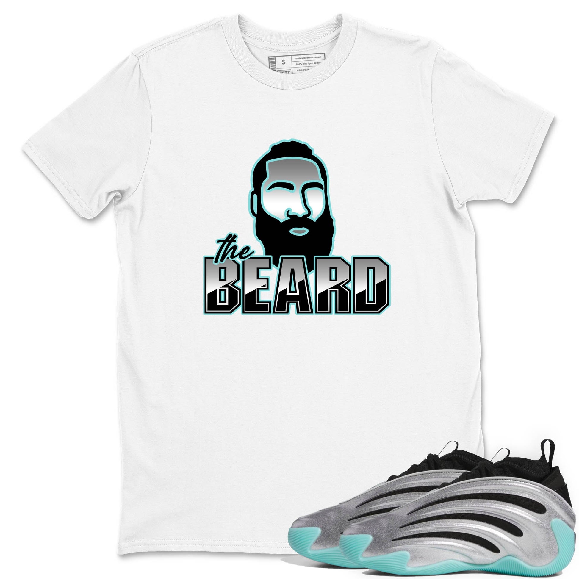 Sneaker Threads – Sneaker Tees To Match Adidas Harden Vol. 9 Uno Chain – The Beard Graphic Tee White 1. Perfect for Jordan releases 2025 colorways.