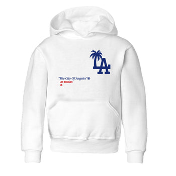 1s Rare Air shirts to match jordans The City Of Angeles sneaker match tees Air Jordan 1 High OG Rare Air Deep Royal Blue match shoes to clothes SNRT Sneaker Tees Youth Baby White 2 tee