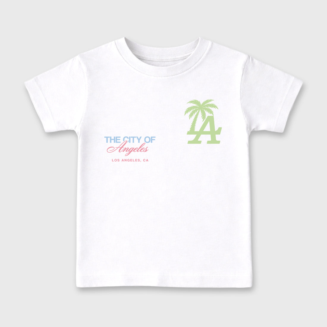 Sneaker match tees – Sneaker Tees To Match Air Jordan 3 Jade Aura Shoes – The City Of Angeles Kids T-Shirt White 2
