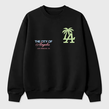 Sneaker match tees – Sneaker Tees To Match Air Jordan 3 Jade Aura Shoes – The City Of Angeles Tee Black 2
