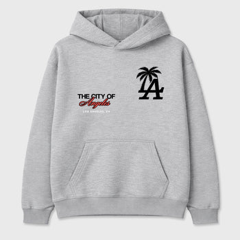Sneaker match tees – Sneaker Tees To Match Air Max 90 Infrared Shoes – The City Of Angeles Tee Heather Grey 2
