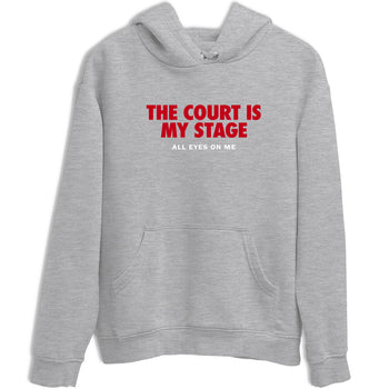 Sneaker Threads – Basketball Graphic T shirt Air Jordan 8 Bunny – The Court Is My Stage Graphic Tee Heather Grey 2. Perfect for Jordan releases 2025 colorways.
