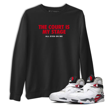 Sneaker Threads – Basketball Graphic T shirt Air Jordan 8 Bunny – The Court Is My Stage Graphic Tee Black 1. Perfect for Jordan releases 2025 colorways.