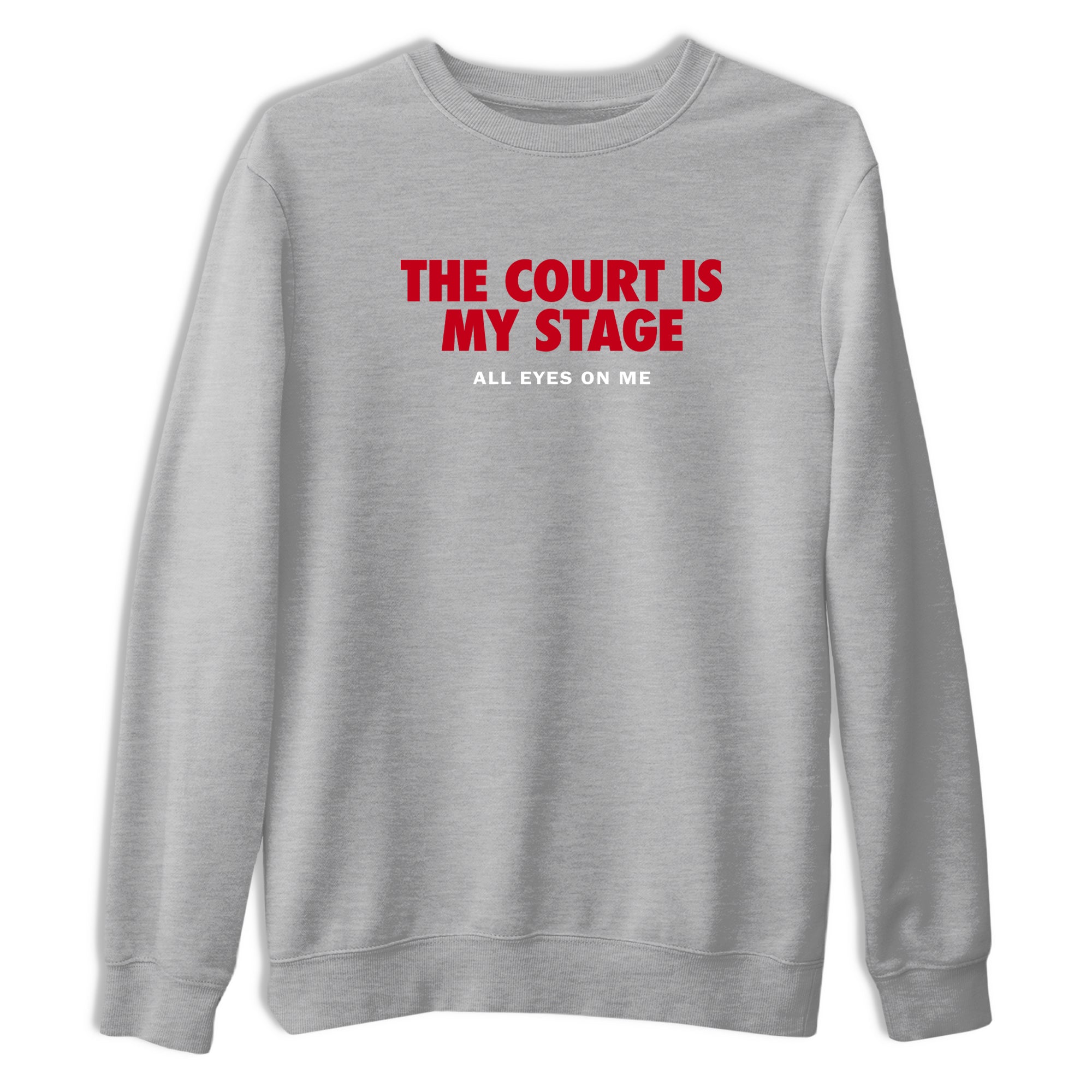 Sneaker Threads – Basketball Graphic T shirt Air Jordan 8 Bunny – The Court Is My Stage Graphic Tee Heather Grey 2. Perfect for Jordan releases 2025 colorways.