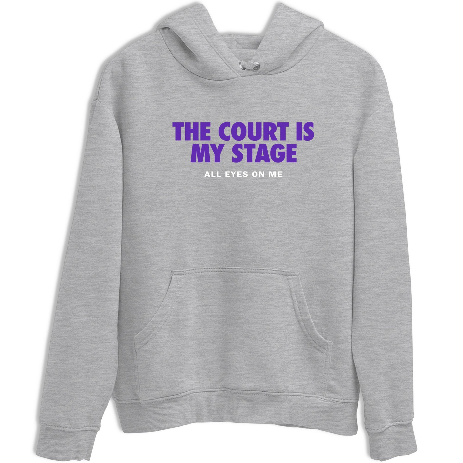 Sneaker Threads – Basketball Graphic T shirt Nike KB 9 Hyper Grape – The Court Is My Stage Graphic Tee Heather Grey 2. Perfect for Jordan releases 2025 colorways. Perfect for purple basketball sneaker releases and legacy-inspired colorways for 2025 hoopers.