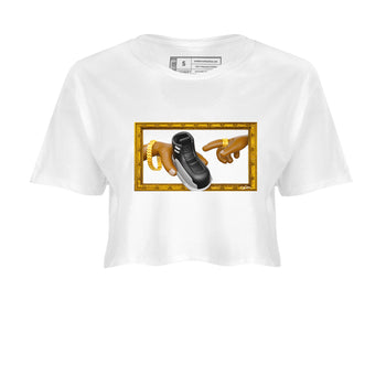 12s Black Wolf Grey shirts to match jordans The Creation Of Adam sneaker match tees Air Jordan 12 Barons match shoes to clothes SNRT Sneaker Tees unisex cotton White 2 crop tee
